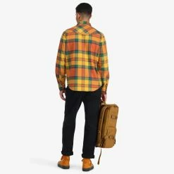 Brand new 🎉 Cheapest 🌟 Topo Designs Rover Pack Tech 🔔 ❤️ -Topo Designs shop F22 M MountainShirtPlaid Brick MustardPlaid 111355220 Back 2 12x rsz 28549.1660776946