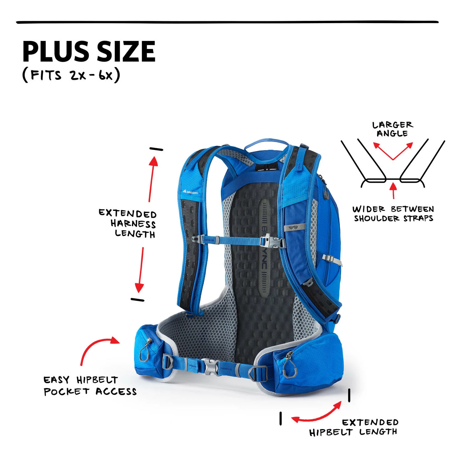 New π Wholesale π Gregory Miwok 18 Plus Size - Men's ⨠𧨠3 New π Wholesale π Gregory Miwok 18 Plus Size - Men's ⨠𧨠- Image 3