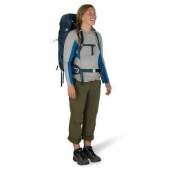 Deals 😉 Buy 👏 Osprey Sirrus 44 - 👩 Women's ⭐ 👍 -Topo Designs shop Sirrus 44L S22 OnBody1 MutedSpaceBlue rsz 78579.1655768202